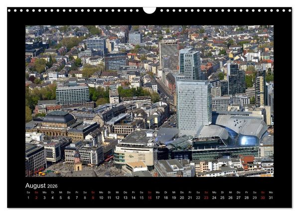 Produktbild: &uuml;ber den D&auml;chern von FRANKFURT (Wandkalender 2026 DIN A3 quer), CALVENDO Monatskalender