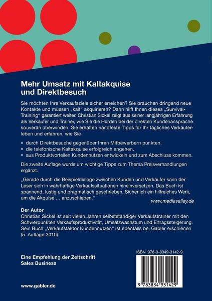 Produktbild: Mehr Umsatz mit Kaltakquise und Direktbesuch