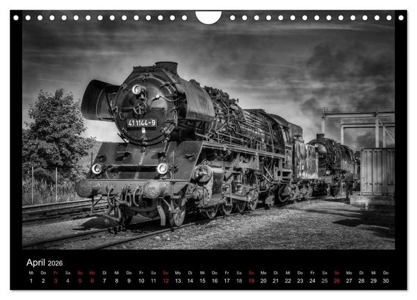 Produktbild: Dampflokomotiven (Wandkalender 2026 DIN A4 quer), CALVENDO Monatskalender