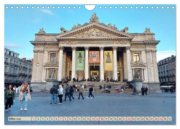 Produktbild: Br&uuml;ssel - Spannende Metropole (Wandkalender 2026 DIN A4 quer), CALVENDO Monatskalender