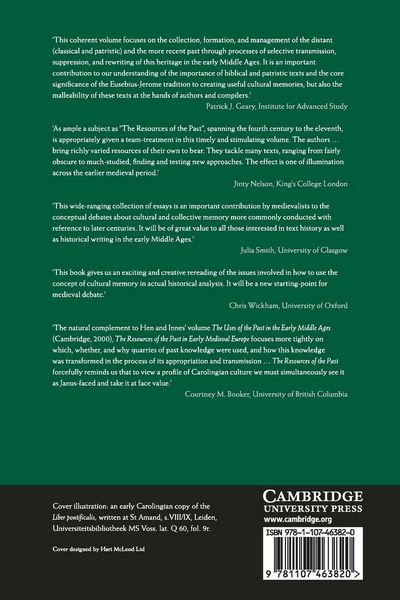 Produktbild: The Resources of the Past in Early Medieval Europe