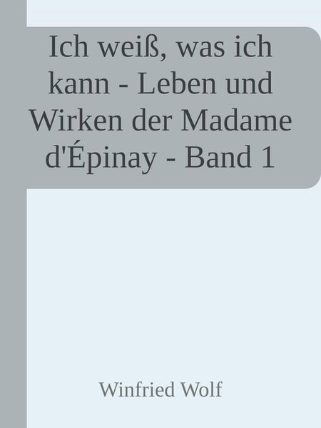 Produktbild: Ich wei&szlig;, was ich kann - Band I