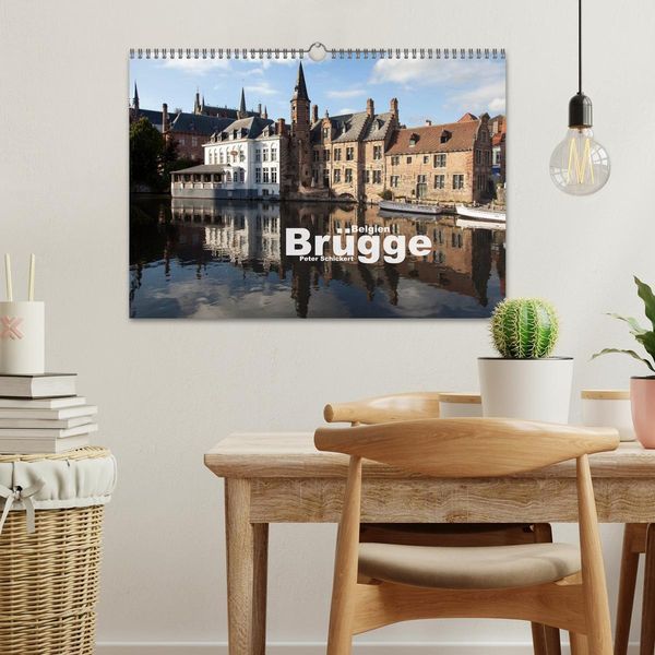 Produktbild: Br&uuml;gge - Belgien (Wandkalender 2026 DIN A3 quer), CALVENDO Monatskalender