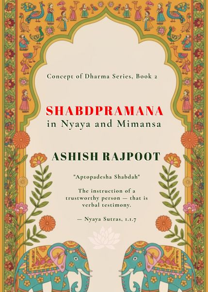 Produktbild: SHABDPRAMANA in Nyaya and Mimansa (Concept of Dharma Series By PRASHARAN SVM Publishing Group)