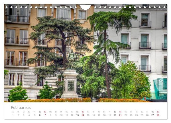Produktbild: Madrid eine Stadt zum Verlieben (Wandkalender 2027 DIN A4 quer), CALVENDO Monatskalender
