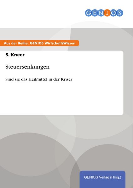 Produktbild: Steuersenkungen
