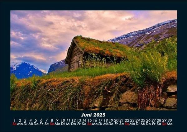 Produktbild: Berglandschaften 2025 Fotokalender DIN A5