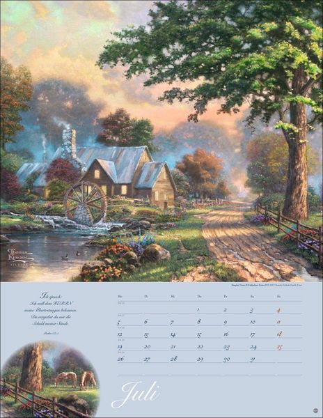 Produktbild: Thomas Kinkade: Land im Licht Kalender 2027