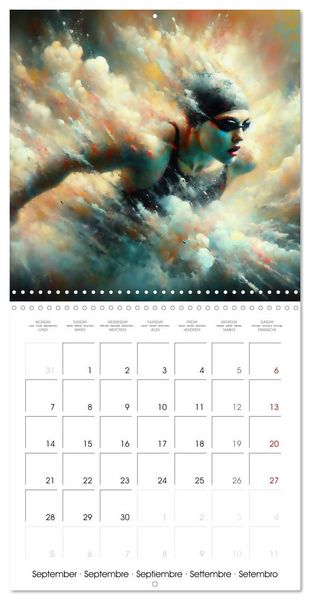 Produktbild: POPULAR USA SPORTS (Wall Calendar 2026 12 &times; 12 Inch) CALVENDO 12 Month Wall Calendar