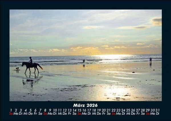 Produktbild: Die Welt der Pferde 2026 Fotokalender DIN A5