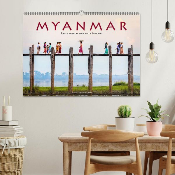 Produktbild: Myanmar - Reise durch das alte Burma (Wandkalender 2026 DIN A2 quer), CALVENDO Monatskalender