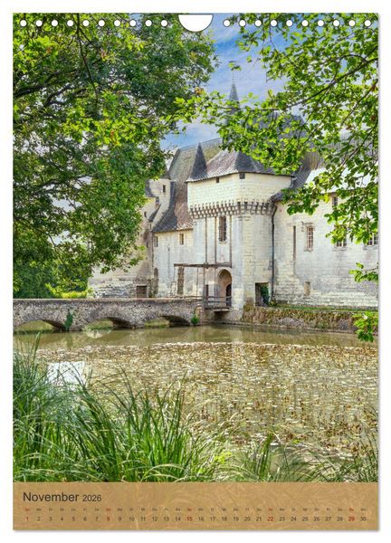 Produktbild: Die Schl&ouml;sser im Loiretal (Wandkalender 2026 DIN A4 hoch), CALVENDO Monatskalender