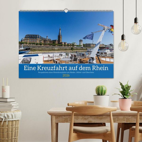Produktbild: Eine Kreuzfahrt auf dem Rhein (Wandkalender 2026 DIN A2 quer), CALVENDO Monatskalender