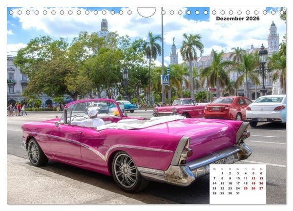 Produktbild: Kubas Oldtimer (Wandkalender 2026 DIN A4 quer), CALVENDO Monatskalender