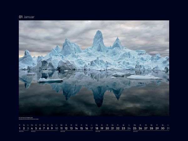 Produktbild: Eiswelten - KUNTH Wandkalender 2027
