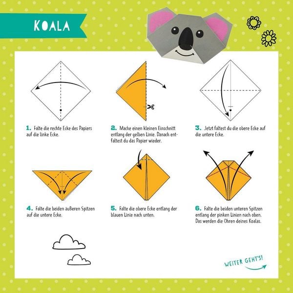 Produktbild: Papierfalten im Quadrat &ndash; Bastel-Kids