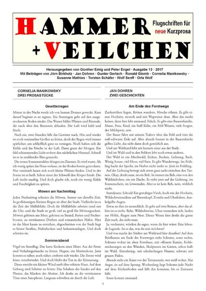 Produktbild: Hammer + Veilchen Nr. 13