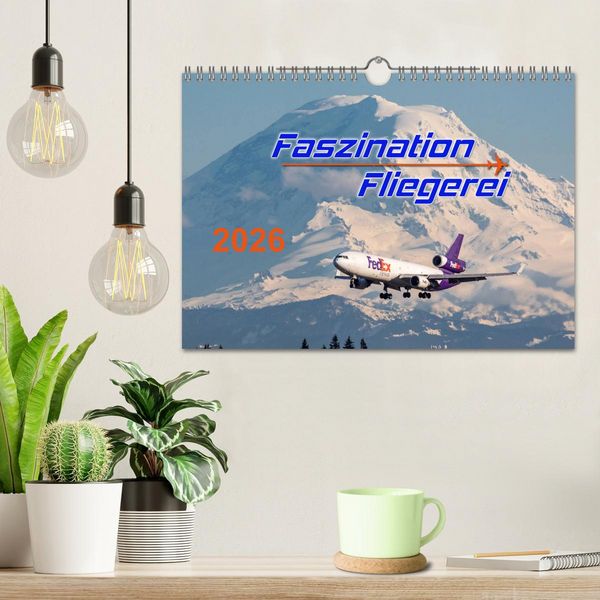 Produktbild: Faszination Fliegerei (Wandkalender 2026 DIN A4 quer), CALVENDO Monatskalender
