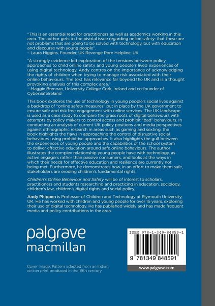 Produktbild: Children&rsquo;s Online Behaviour and Safety