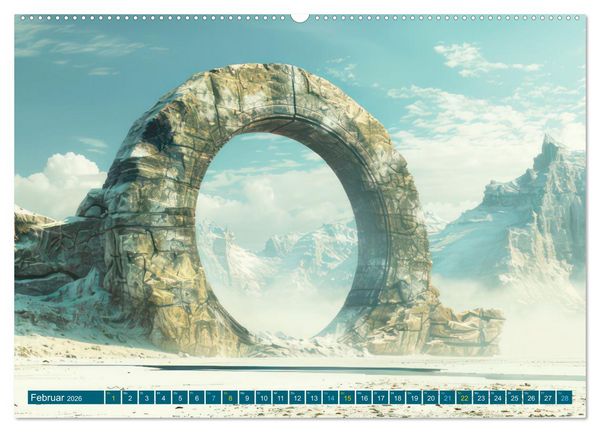 Produktbild: Mystische r&auml;tselhafte Orte (Wandkalender 2026 DIN A2 quer), CALVENDO Monatskalender