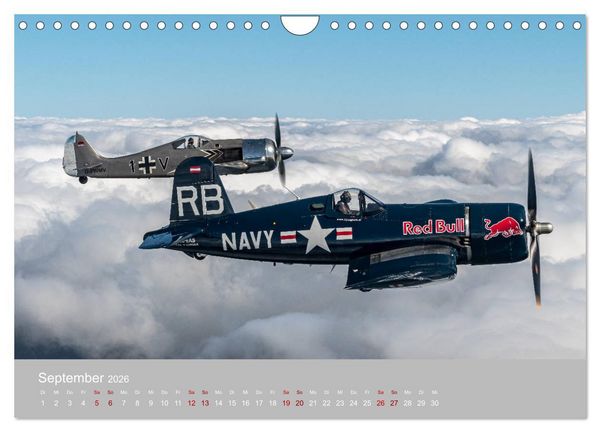 Produktbild: Fliegende Legenden - Warbirds (Wandkalender 2026 DIN A4 quer), CALVENDO Monatskalender