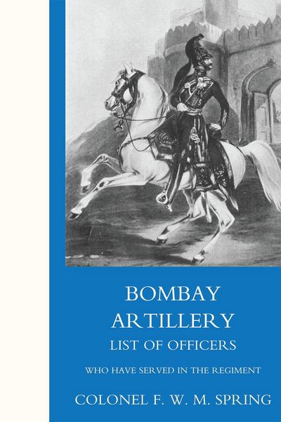 Produktbild: Bombay Artillery List of Officers