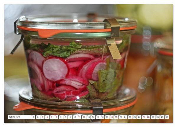 Produktbild: Fermentiertes Gem&uuml;se (Wandkalender 2026 DIN A3 quer), CALVENDO Monatskalender