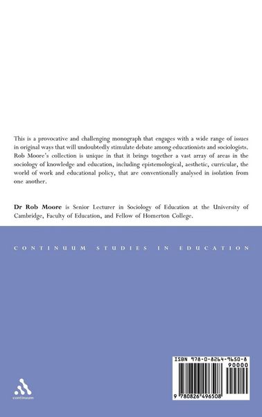 Produktbild: Sociology of Knowledge and Education