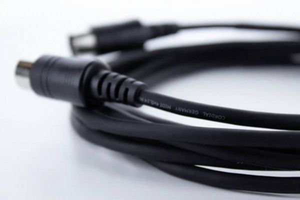 Produktbild: Cordial MIDI Verbindungskabel [1x MIDI-Male - 1x MIDI-Male] 1m Schwarz