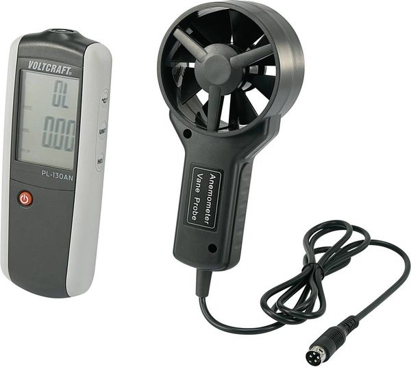 Produktbild: VOLTCRAFT Anemometer PL-130 AN 0.4 bis 30 m/s