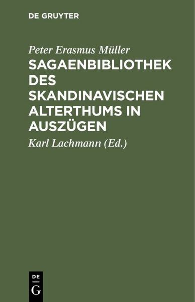 Produktbild: Sagaenbibliothek des Skandinavischen Alterthums in Ausz&uuml;gen