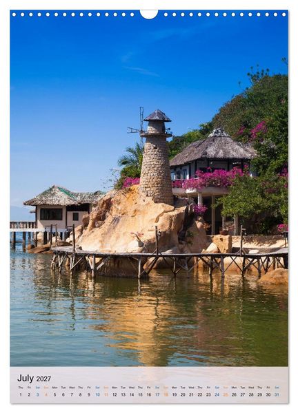 Produktbild: Vietnam &ndash; Nature, Temples, Tropics, and Urban Splendor (Wall Calendar 2027 DIN A3 portrait), CALVENDO 12 Month Wall Calendar