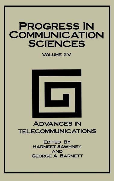 Produktbild: Progress in Communication Sciences, Volume 15