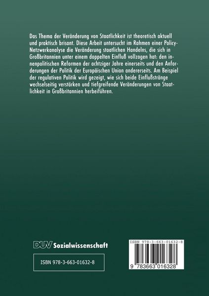 Produktbild: Staatlichkeit im Wandel
