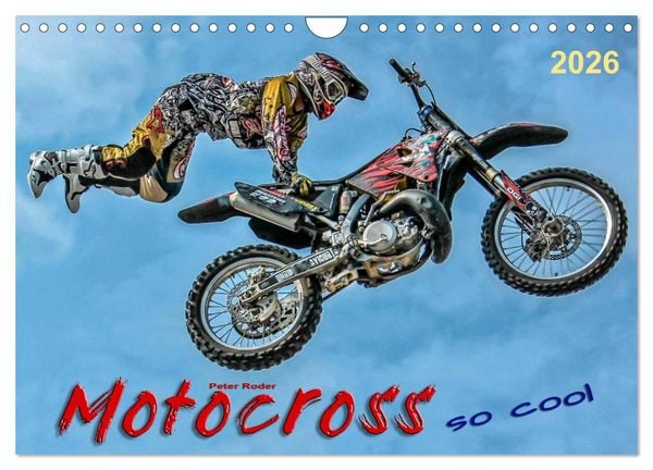 Produktbild: Motocross - so cool (Wandkalender 2026 DIN A4 quer), CALVENDO Monatskalender