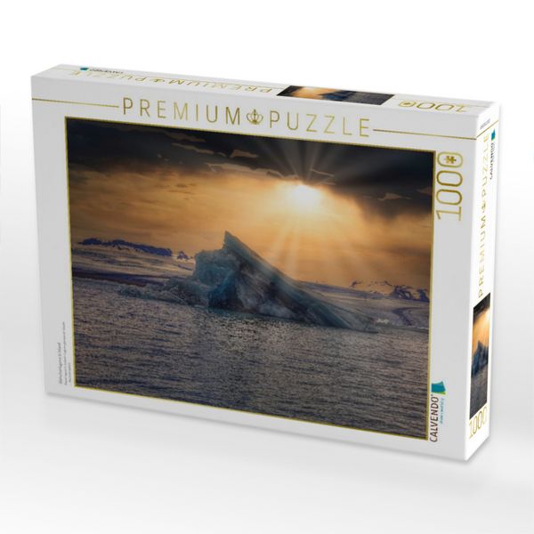 Produktbild: CALVENDO Puzzle Gletscherlagune in Island | 1000 Teile Lege-Gr&ouml;&szlig;e 64x48cm Foto-Puzzle f&uuml;r gl&uuml;ckliche Stunden