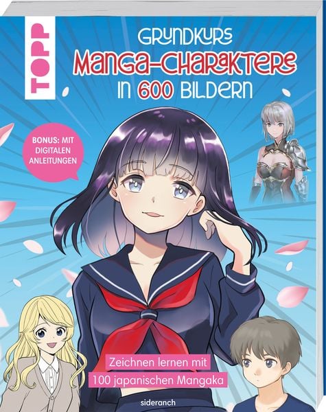 Produktbild: Grundkurs Manga-Charaktere in 600 Bildern