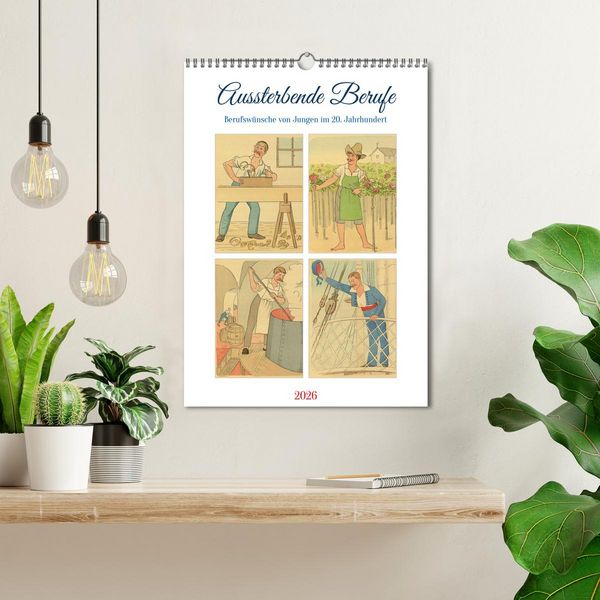 Produktbild: Aussterbende Berufe (Wandkalender 2026 DIN A3 hoch), CALVENDO Monatskalender