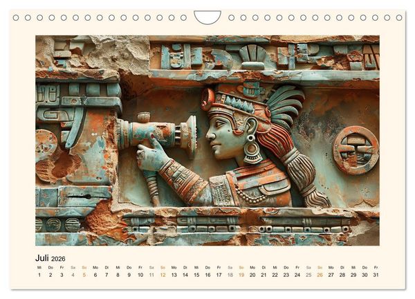 Produktbild: Die Maya und ihre Geheimnisse (Wandkalender 2026 DIN A4 quer), CALVENDO Monatskalender