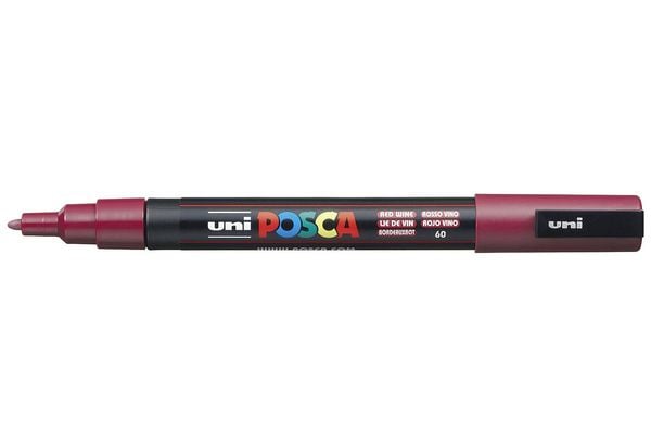 Produktbild: uni-ball Marker uni POSCA PC-3M weinrot