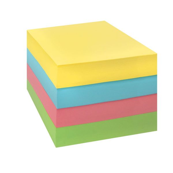 Produktbild: Idena Notizklotz geleimt farbig 9x9cm 700 Blatt