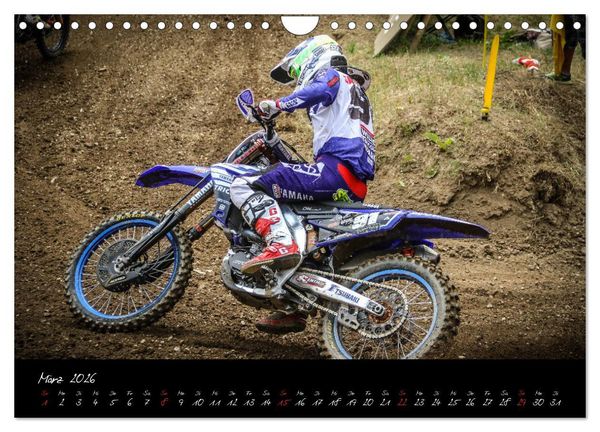Produktbild: Motocross Racing 2026 (Wandkalender 2026 DIN A4 quer), CALVENDO Monatskalender
