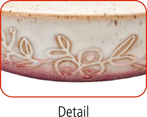Produktbild: Porzellan-Schale Blume rot - LandLust