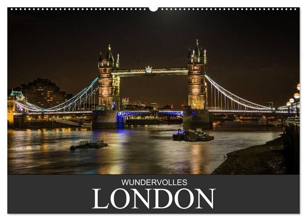 Wundervolles London (Wandkalender 2026 DIN A2 quer), CALVENDO Monatskalender