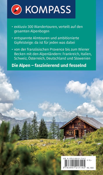 Produktbild: KOMPASS Wanderlust Alpen