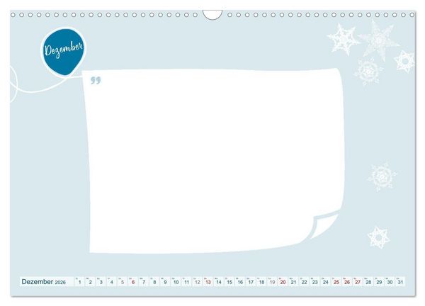 Produktbild: 12 x Motivation - Bastelkalender (Wandkalender 2026 DIN A3 quer), CALVENDO Monatskalender