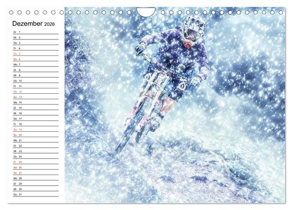 Produktbild: Mountainbike Trails (Wandkalender 2026 DIN A4 quer), CALVENDO Monatskalender