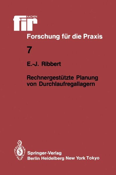 Produktbild: Rechnergest&uuml;tzte Planung von Durchlaufregallagern