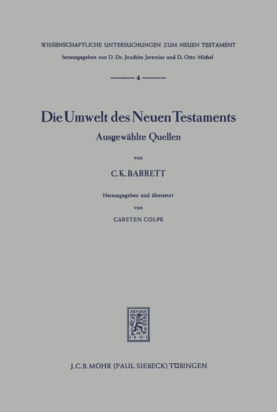 Produktbild: Die Umwelt des Neuen Testaments