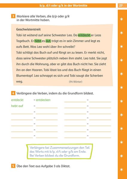 Produktbild: Die Deutsch-Helden Diktate 3./4. Klasse